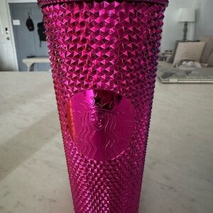 Starbucks Fuchsia Textured Tumbler